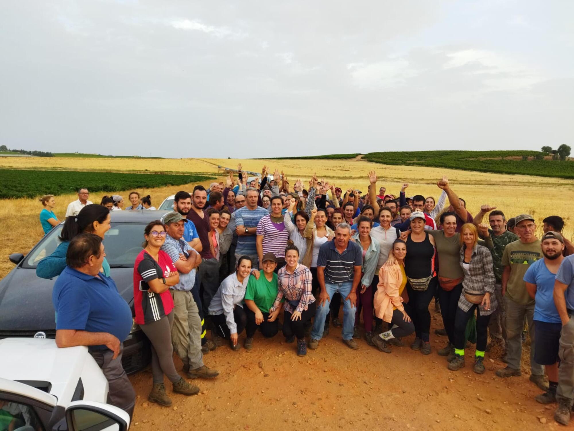 Huelga general campo Extremadura 2022